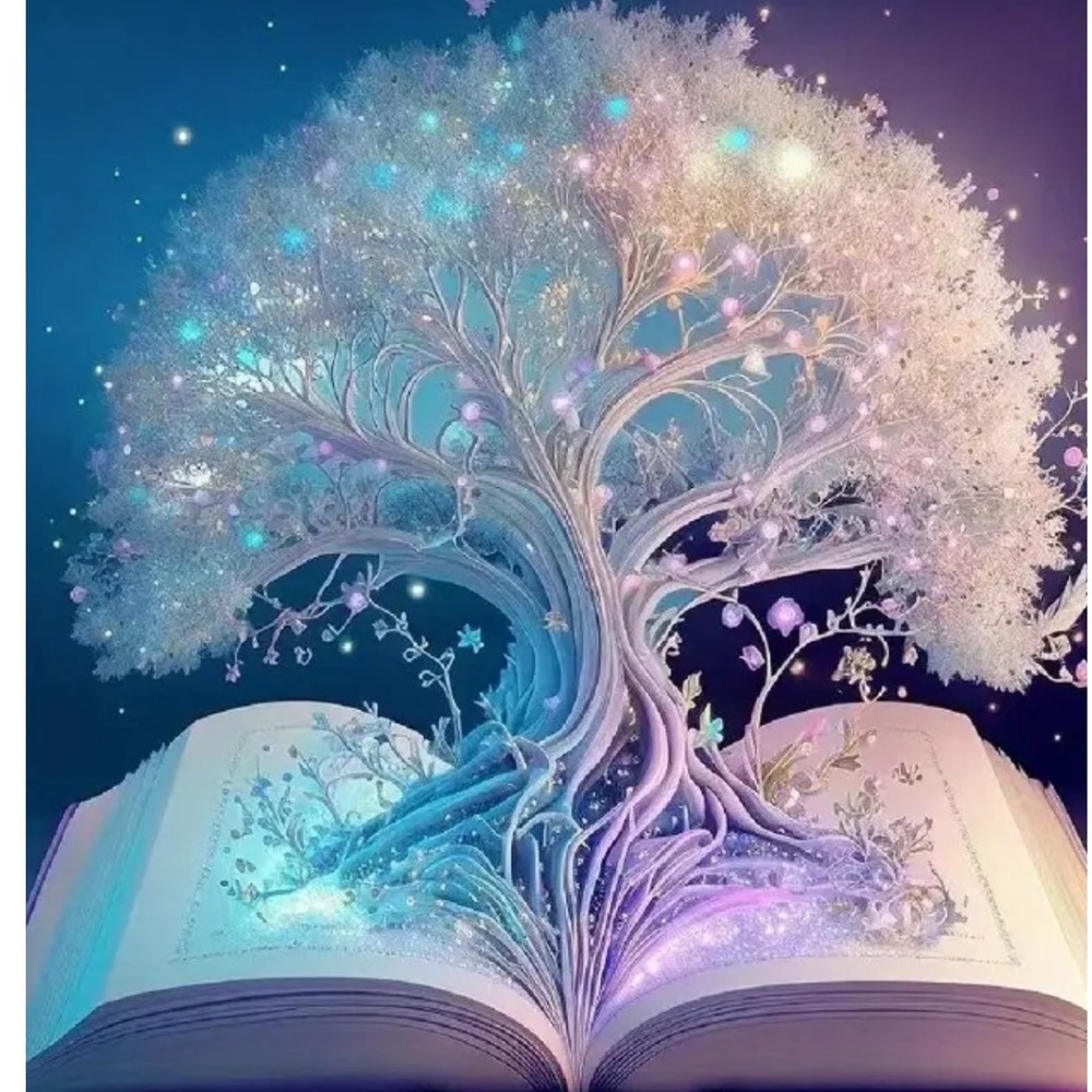 DIY Diamond Painting Kit Tree of Life Book Art Crafts Home Decor 30X40